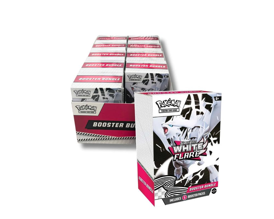 Official Pokemon TCG  Scarlet & Violet—White Flare Booster Bundle (x10 packs)