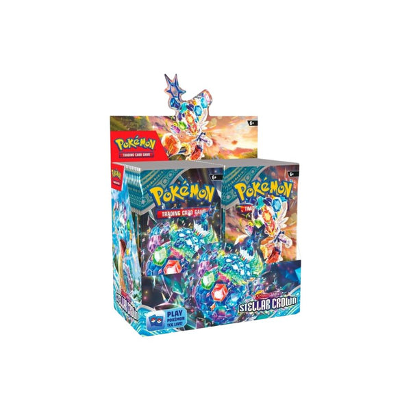 Official Pokemon Scarlet & Violet Stellar Crown - 36 Packs - Redemption & Pusher Prizes