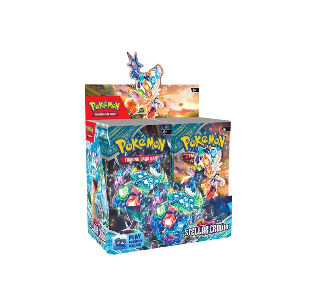 Official Pokemon Scarlet & Violet Stellar Crown - 36 Packs - Redemption & Pusher Prizes