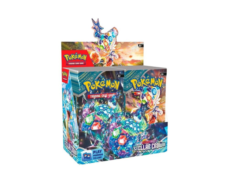 Official Pokemon Scarlet & Violet Stellar Crown - 36 Packs - Redemption & Pusher Prizes