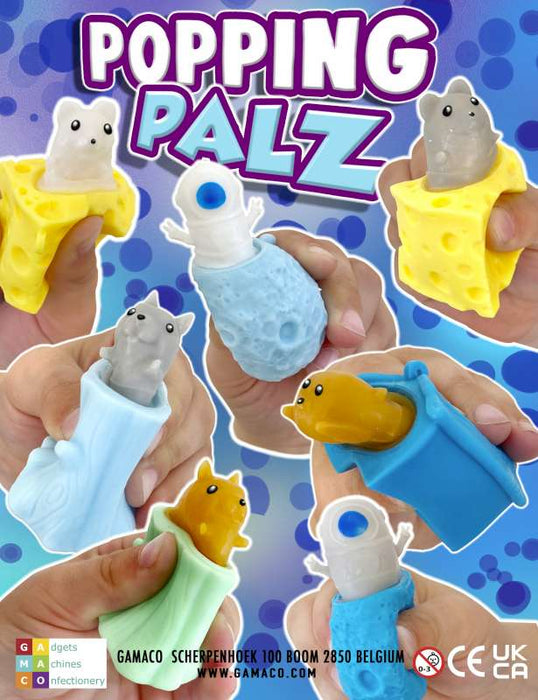 Popping Palz contained in vending prize capsule