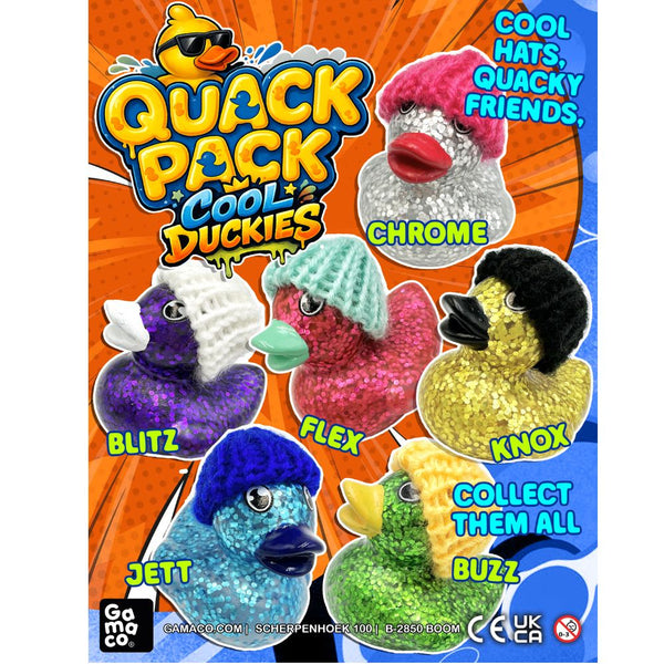 Quack Pack Cool Duckies&nbsp; in a 50mm capsule.