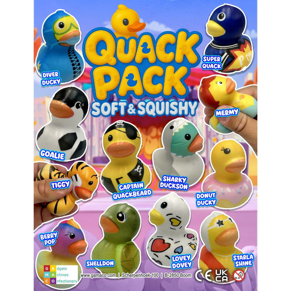Quack Pack Soft & Squishy (x500) 50mm Prize Vending Capsules