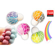 Rainbow Mesh Balls (x300) 55mm Prize Capsules