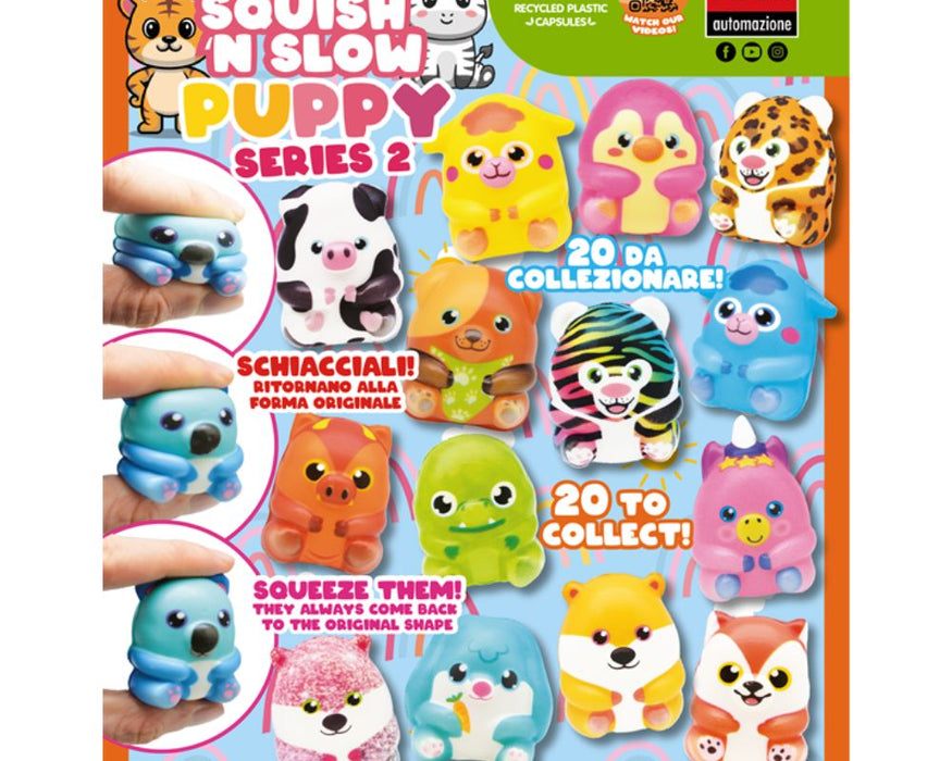 Squish' n Slow Puppy Series 2 - 55mm (x400) Vending Prize Capsules