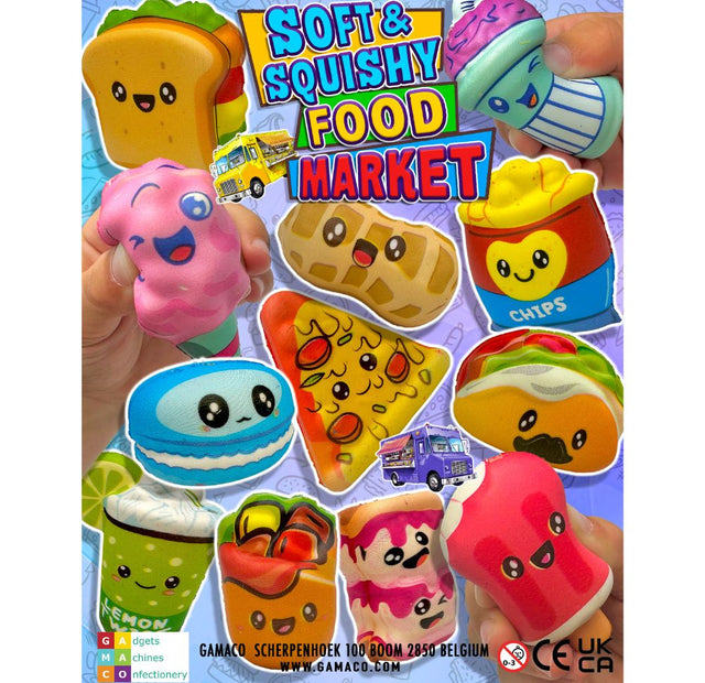 Soft & Squishy Food Market