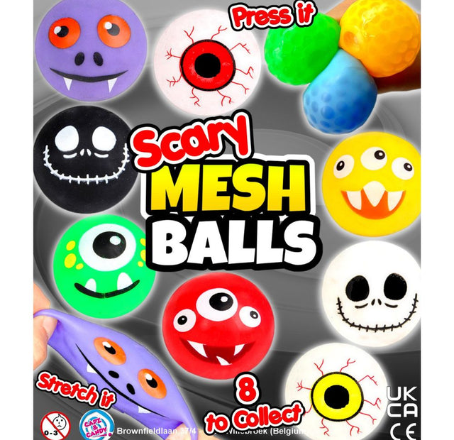 Scary Meshballs (x300) 50mm Vending Prize Capsules