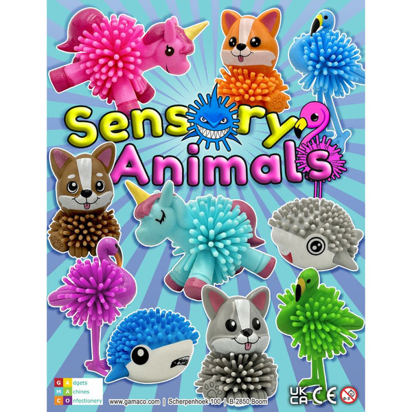 Sensory Animals 65mm (x200) Vending  Prize Capsules