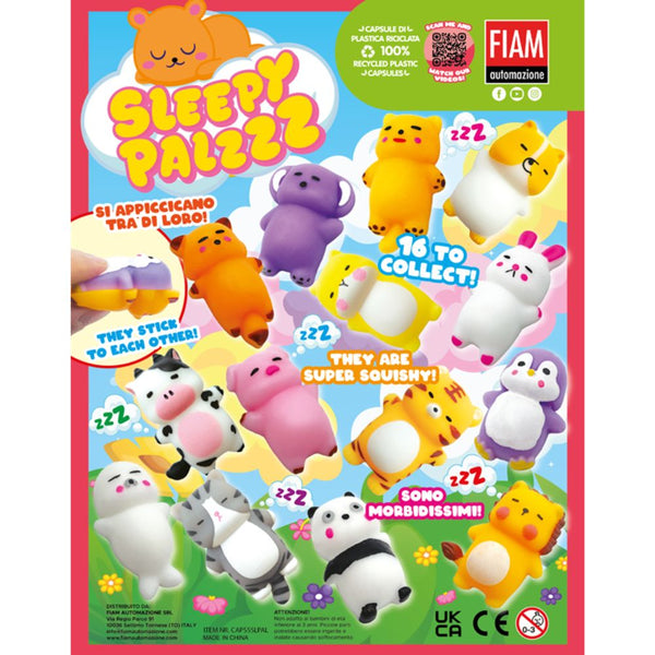 Sleepy Palzzz (x400) 55mm Prize Vending Capsules