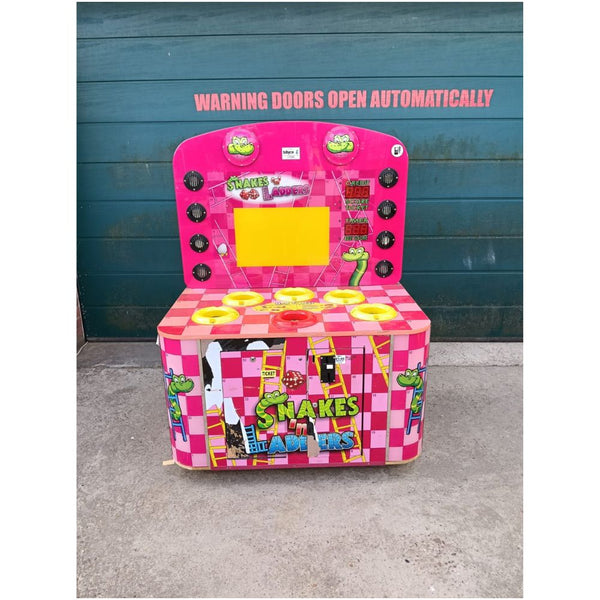 A used Snakes N Ladders whacker game from Feiloli.