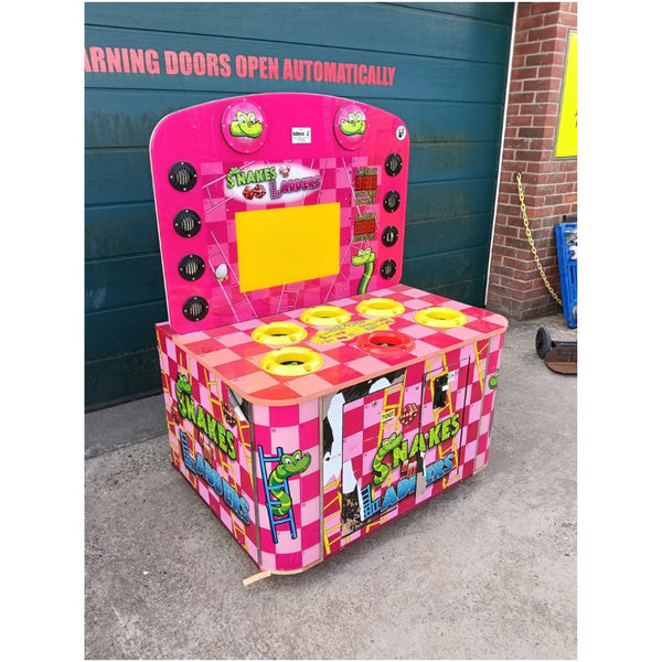 A used Snakes N Ladders whacker game from Feiloli.