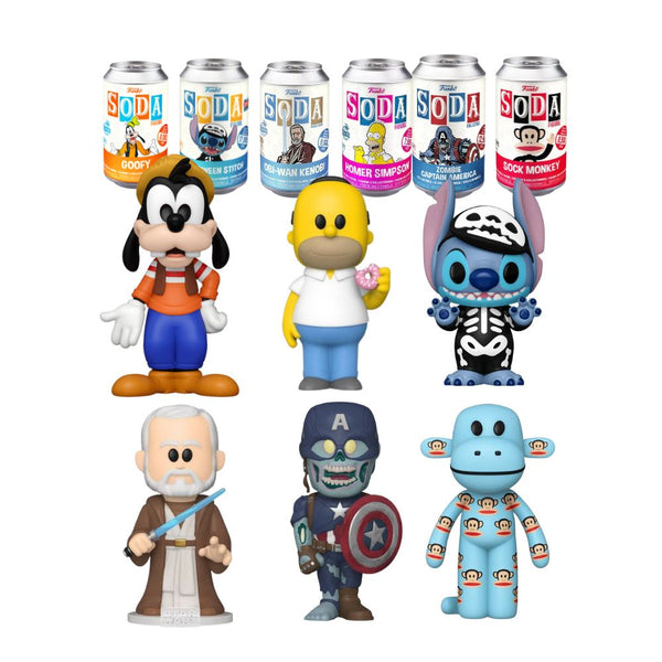 Goofy, Sock Monkey, Zombie Captain America, Halloween Stitch, Homer Simpson, Obi-Wan Kenobi