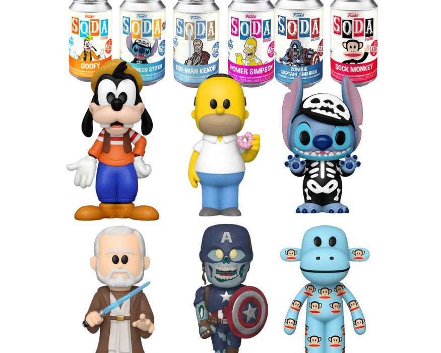 Goofy, Sock Monkey, Zombie Captain America, Halloween Stitch, Homer Simpson, Obi-Wan Kenobi