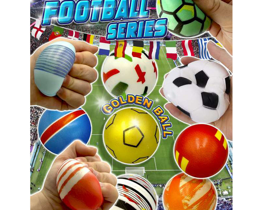 Soft & Squishy Football (x500) 50mm Vending Prize Capsules