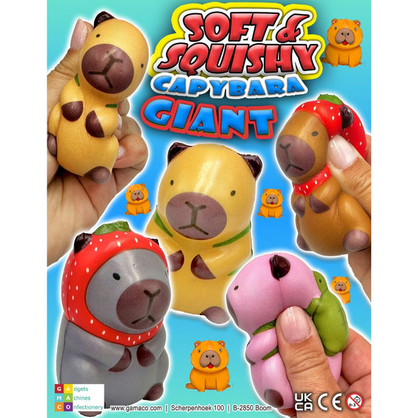 Soft & Squishy Capybara XXL (x200) 90mm Vending Capsules