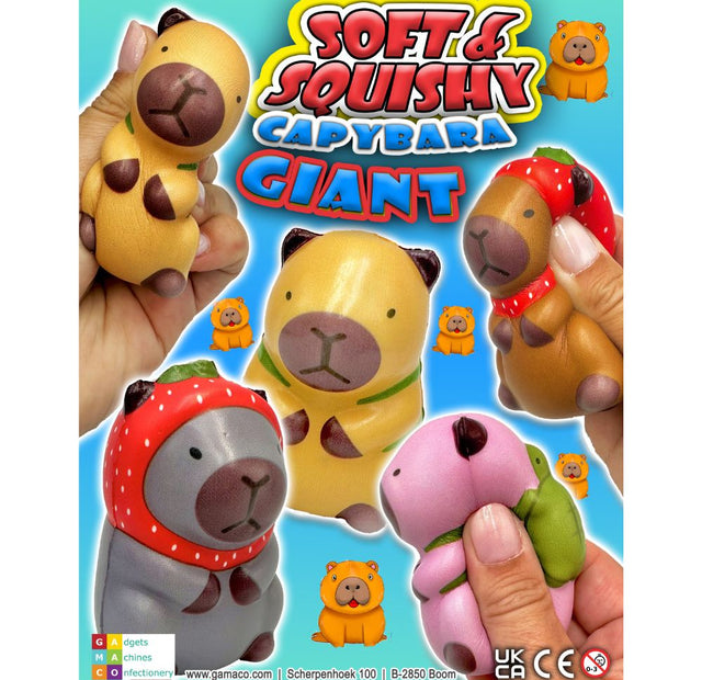 Soft & Squishy Capybara XXL (x200) 90mm Vending Capsules