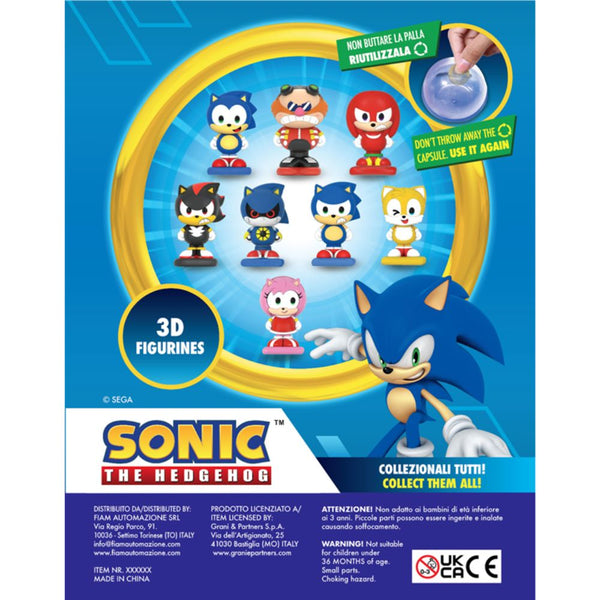 Sonic Hedgehog 3D (x300) 65mm Prize Capsules