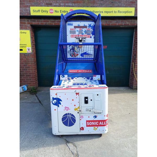 Used Sonic Allstars Sports Basketball Redemption Machine from Sega