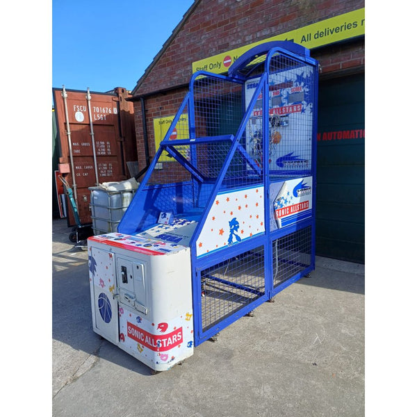 Used Sonic Allstars Sports Basketball Redemption Machine from Sega
