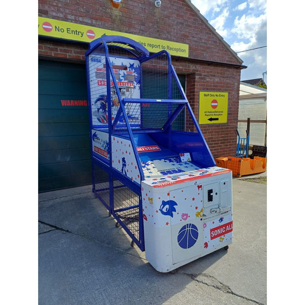 Used Sonic Allstars Sports Basketball Redemption Machine from Sega