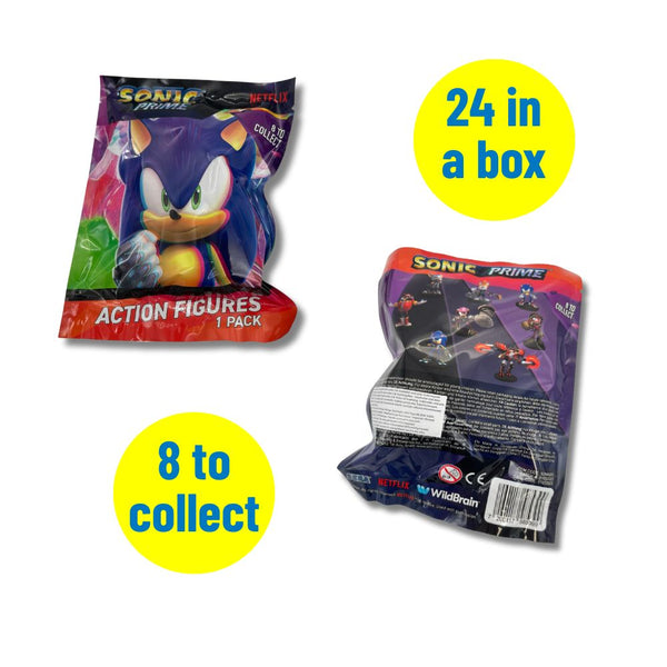 sonic prime action figures in a blind foil bag