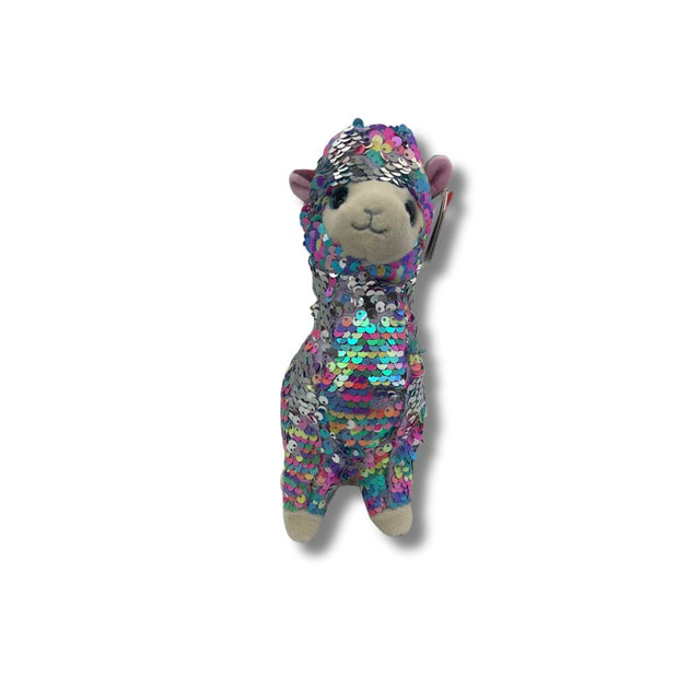 TY Beanie Sparkly Llama Plush Toy Size 2 (x12) 36350 

