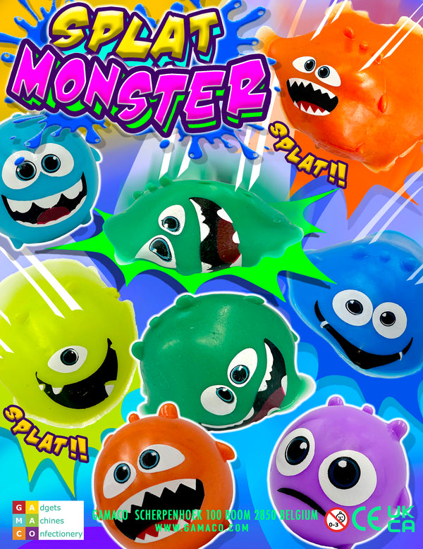 Splat Monster (x 500) 50mm Vending Prize Capsules