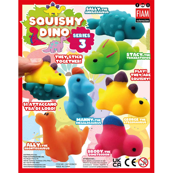 Squishy Dino (x600) 55mm Vending Prize Capsule Series 3