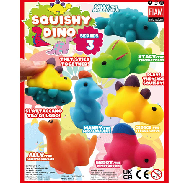 Squishy Dino (x600) 55mm Vending Prize Capsule Series 3