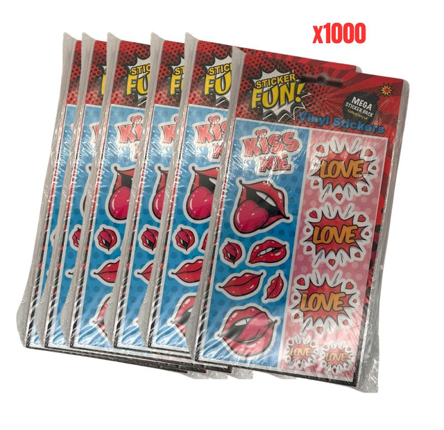 Mega Sticker Fun Pack Assorted (x1,000)