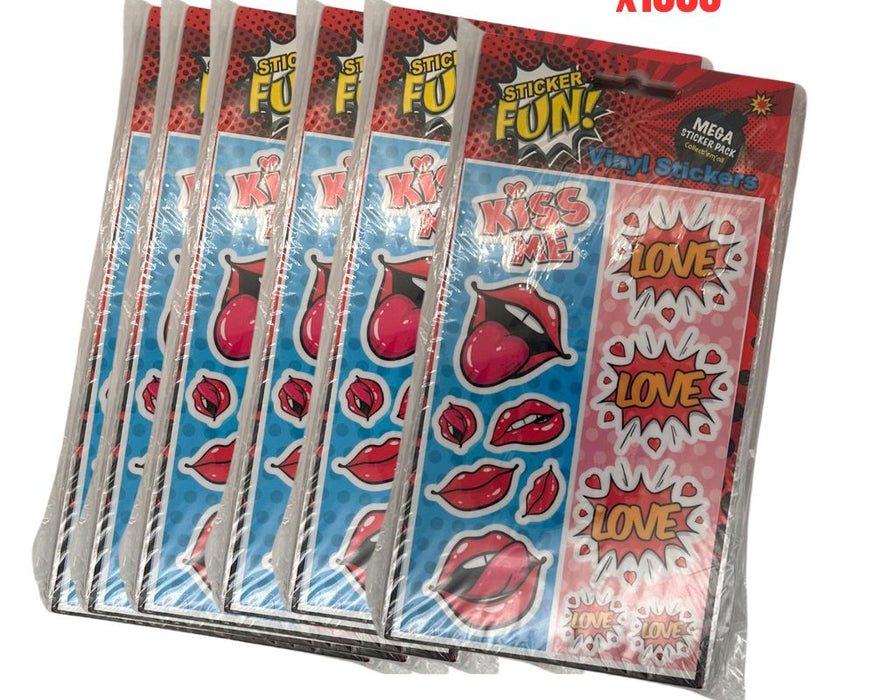 Mega Sticker Fun Pack Assorted (x1,000)