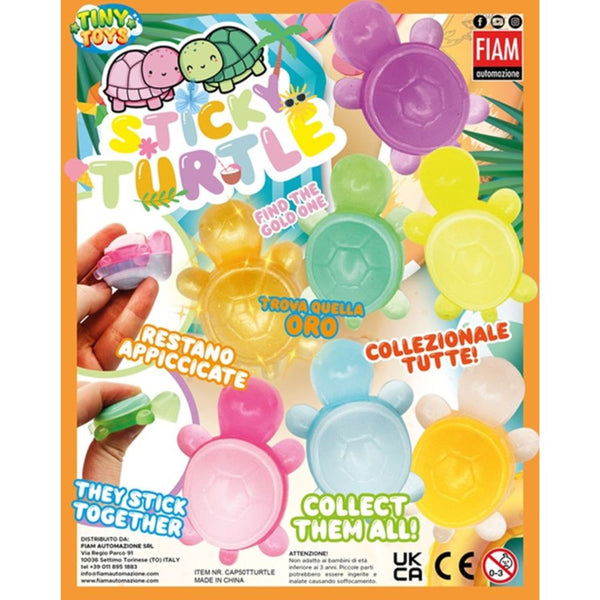 Tiny Toys Sticky Turtle (x600) Prize Capsules