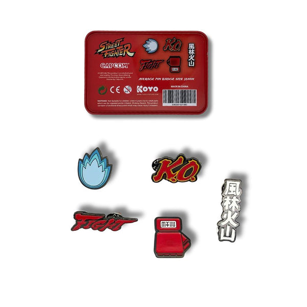 Street Fighter Icons Badge Collector's Tin Box (x24)