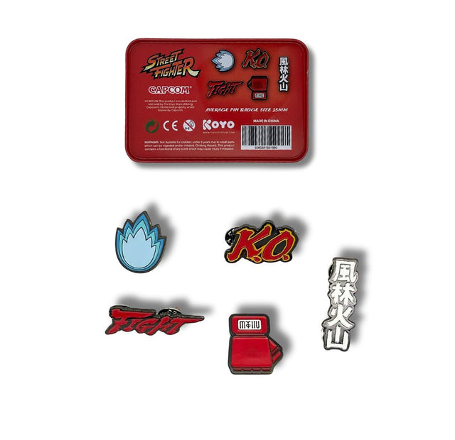 Street Fighter Icons Badge Collector's Tin Box (x24)
