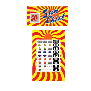 Jennings Sun Chief in Red Artwork Plexi Award Panel 50c Variant Arcade Recreation