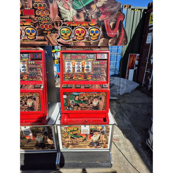 Used Temple of Tickets 3 Player Arcade Ticket Slot Machine