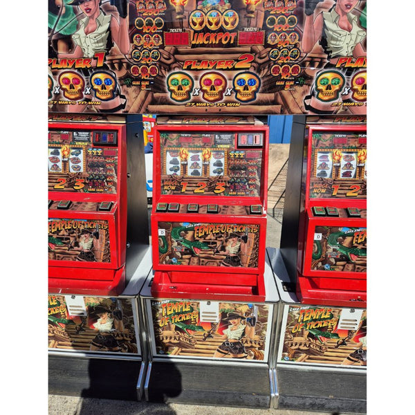 Used Temple of Tickets 3 Player Arcade Ticket Slot Machine