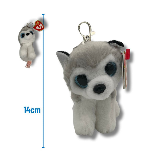 Ty Husky Plush Key Clip (x24) Ty Brand