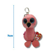 Ty Pink Flamingo Plush Key Clip