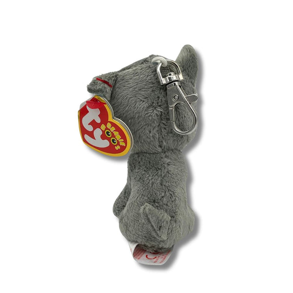 Ty Slush Boo Grey Dog Plush Key Clip (x24) Ty Brand