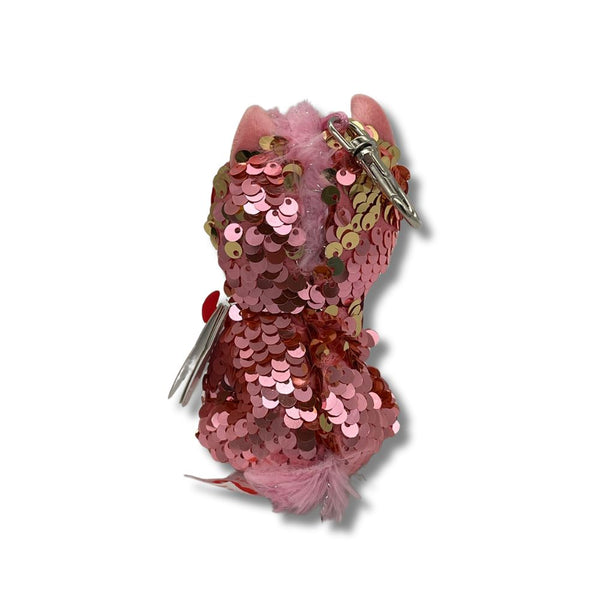 Ty Sunset Sequin Unicorn Plush Key Clip