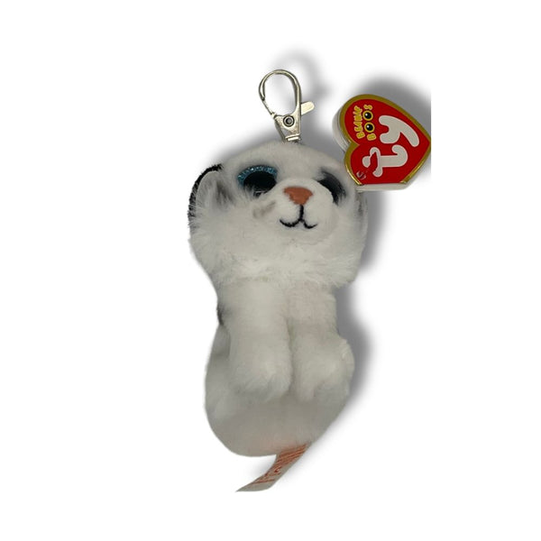 Ty White Tiger Plush Key Clip Ty Brand (x120)