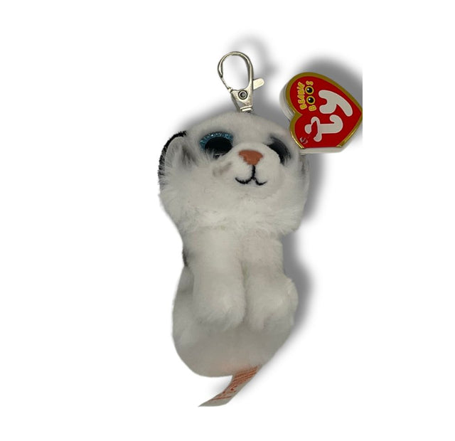 Ty White Tiger Plush Key Clip Ty Brand (x120)