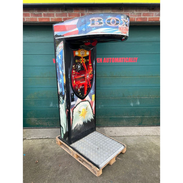 Used BOXER Boxing Punch Machine USA Theme
