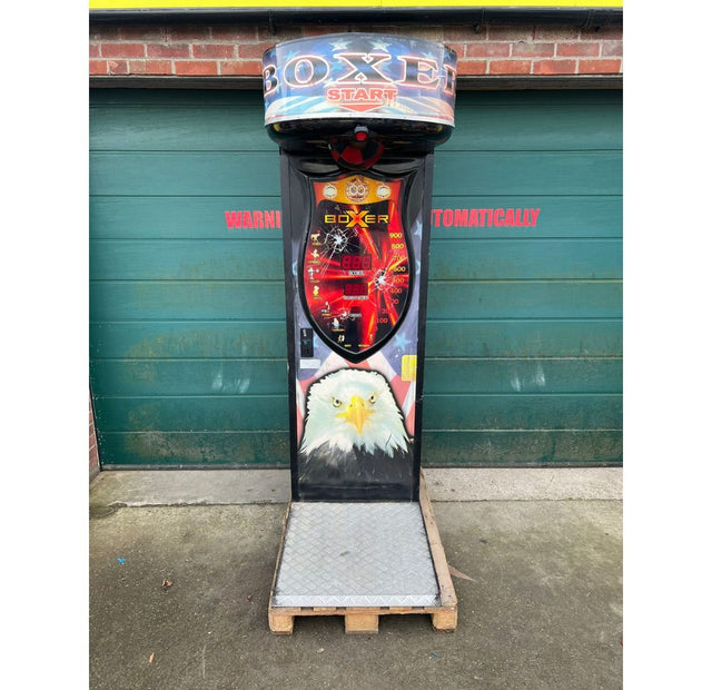Used Boxer Boxing machine with a USA theme.