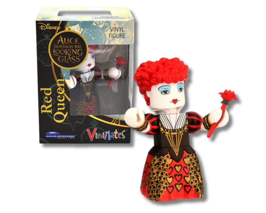 Officially licensed 4-inch vinyl figure of the Red Queen from Alice in Wonderland.