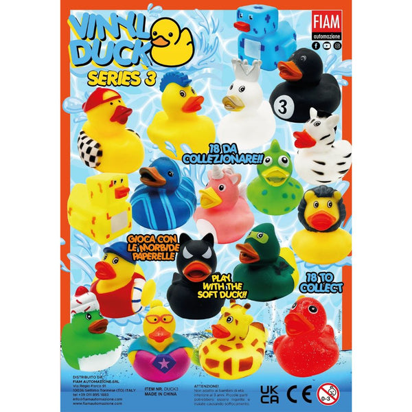 Vinyl Duck Series 3 (x100) 100mm Vending Capsules