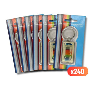 Volkswagen Keyring Camper Van Striped Colours (x240)