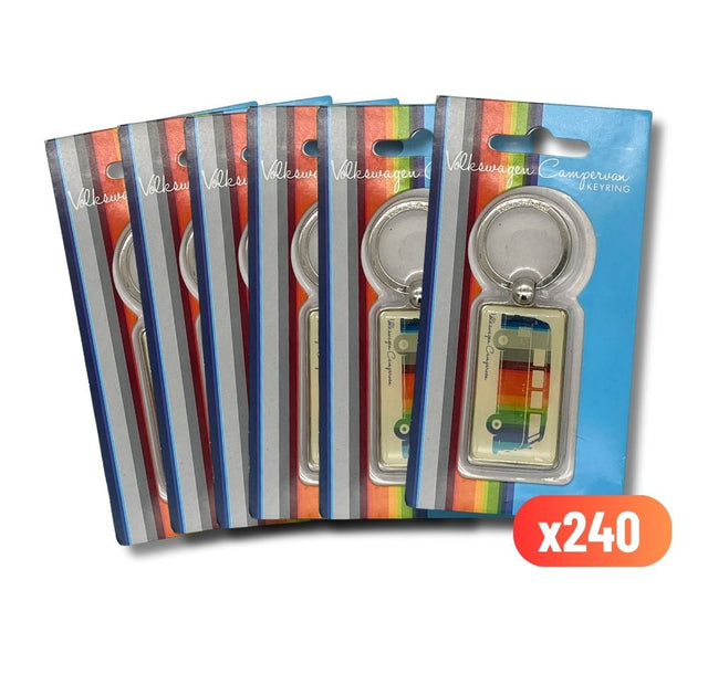Volkswagen Keyring Camper Van Striped Colours (x240)