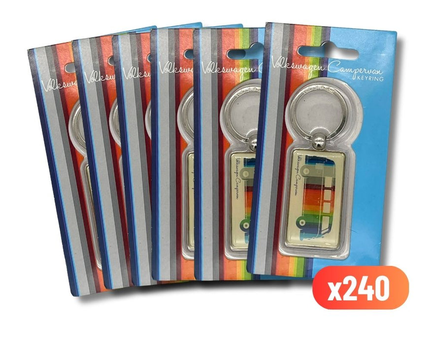 Volkswagen Keyring Camper Van Striped Colours (x240)